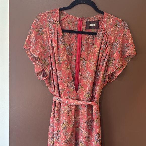 REFORMATION Floral Deep V Maxi Dress - Picture 2 of 6